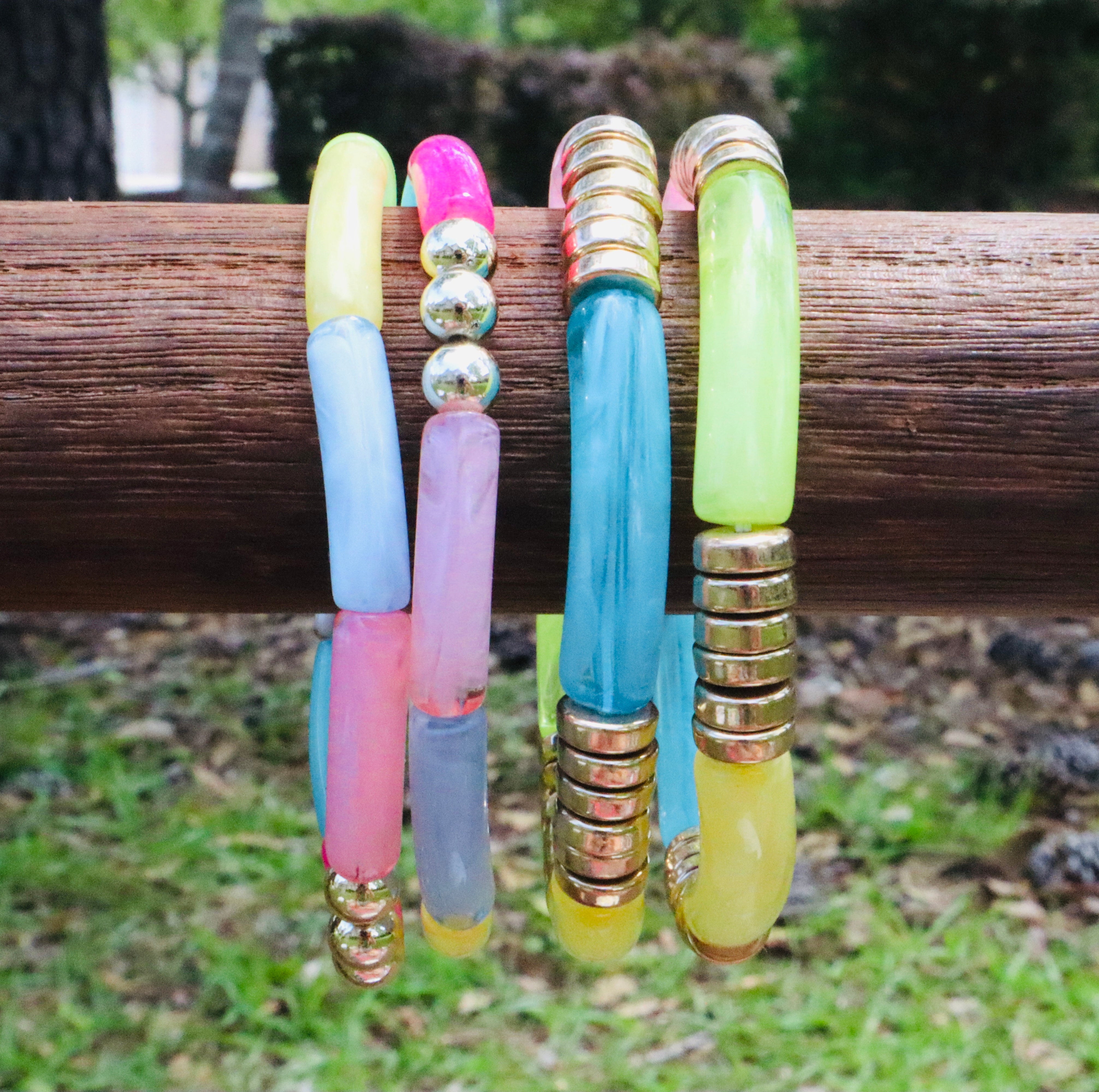 Acrylic Color Pop Bracelets