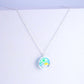 Sterling Silver Tropical Island Necklace