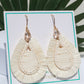 Fiji Sands Raffia Wrapped Earrings