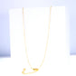 Baby Pink Crystal October Birthstone Necklace