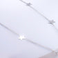 Silver Stars Stainless Steel Necklace