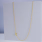14k Gold over Sterling Silver Wave Necklace