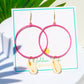 Hot Pink Beach Barbie Earrings