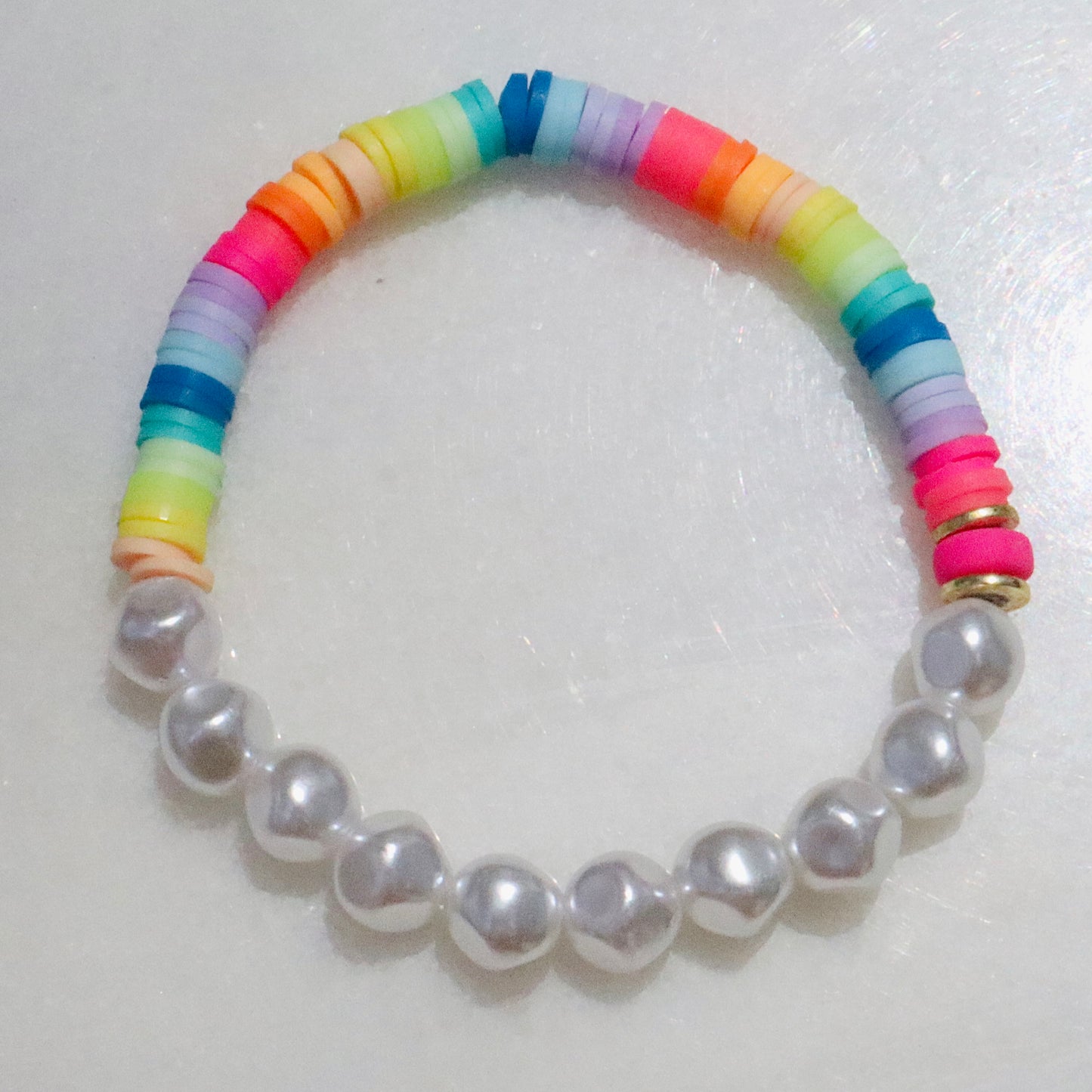 Multicolor Clay Bracelet