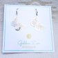 Silver Butterfly Earrings