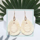Fiji Sands Raffia Wrapped Earrings