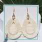 Fiji Sands Raffia Wrapped Earrings
