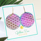 Multicolor Sacred Geometry Earrings