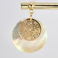 Surfside Mother of Pearl Dangle Post Earrings