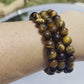 Brown Tigers Eye Gemstone Braclet