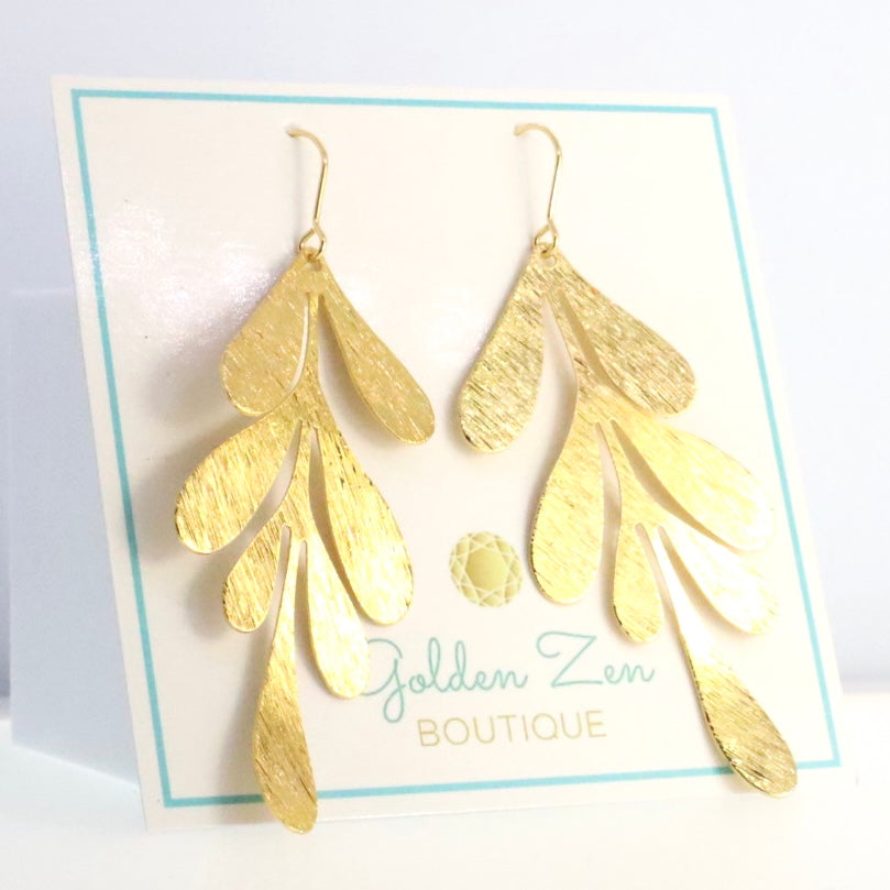 Golden Statement Earrings