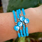Blue YinYang Balance Bracelet