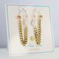 Pearl & Chain Wrap Around Earrings