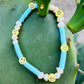 Pearl Smiley Bracelet in Mint