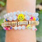Seed Bead & Fresh Water Pearl Smiley Face Bracelet