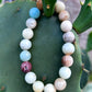 Faceted Amazonite Stress Relief Bracelet