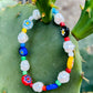 Millefiori Beaded Bracelet