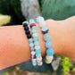Faceted High Polish Amazonite Beaded Bracelet