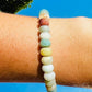Faceted High Polish Amazonite Beaded Bracelet