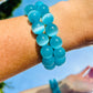 Blue Cats Eye Bracelet