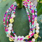 Seed Bead & Fresh Water Pearl Smiley Face Bracelet