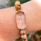 Prong Set Crystal Gemstone Bracelet
