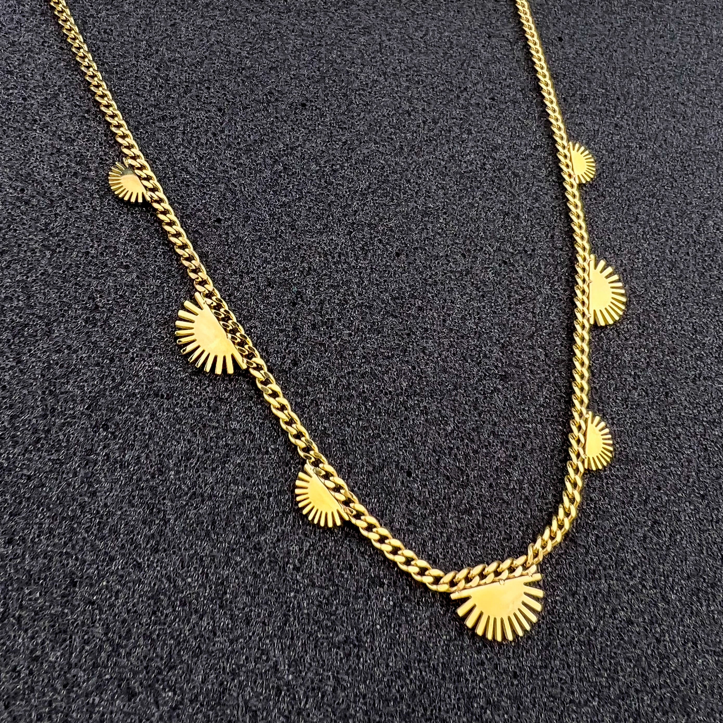 Gold Sun Necklace