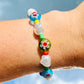 Millefiori Beaded Bracelet