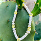 Pearl Smiley Bracelet in White