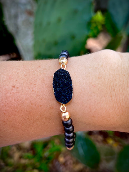 Druzy Crystal Resin Bracelet