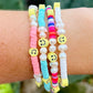 Pearl Smiley Bracelet in Mint