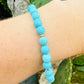 Turquoise Beaded Gemstone Bracelet