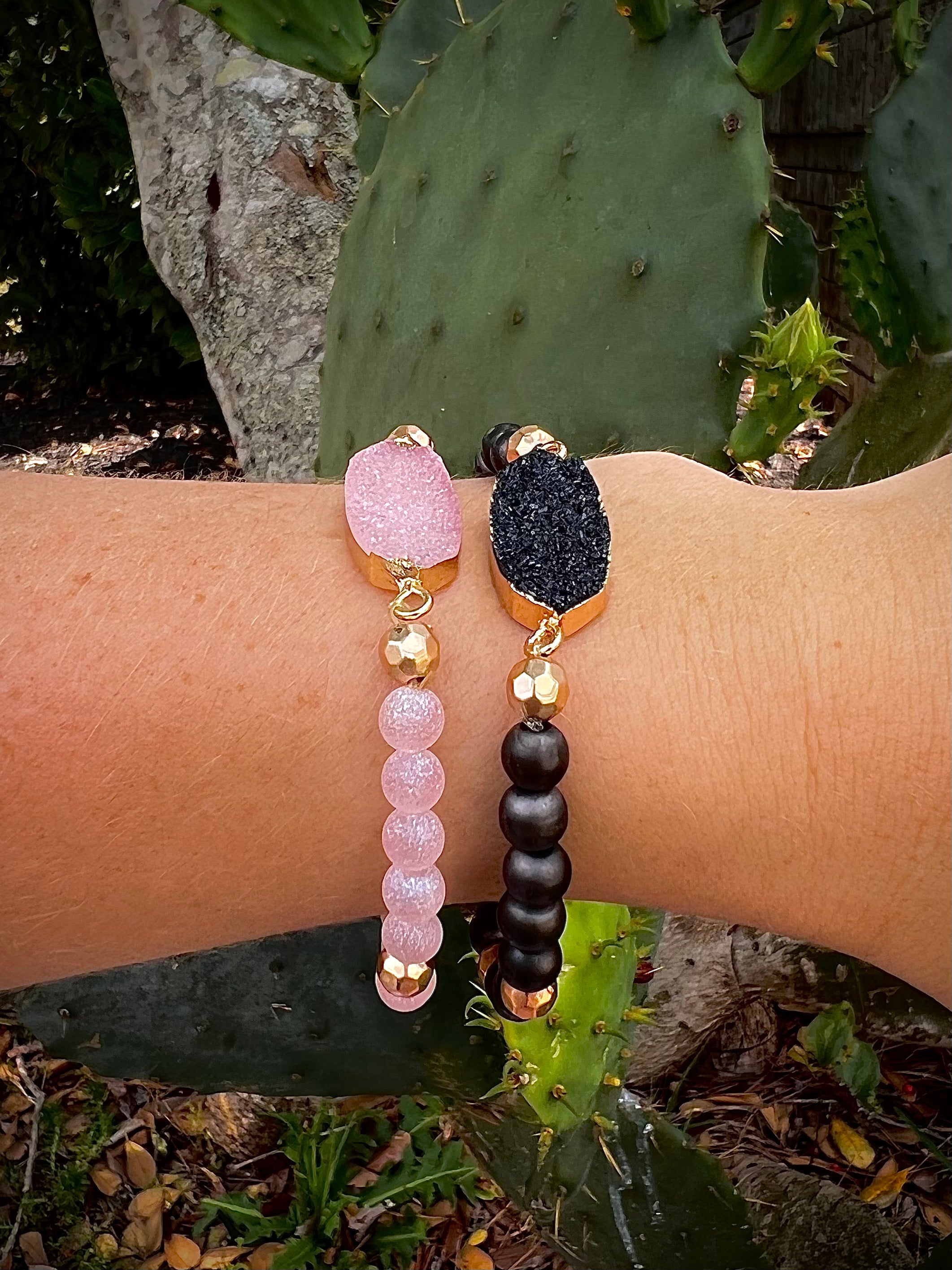 Druzy Crystal Resin Bracelet