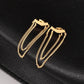 Gold Chain Drop Earrings